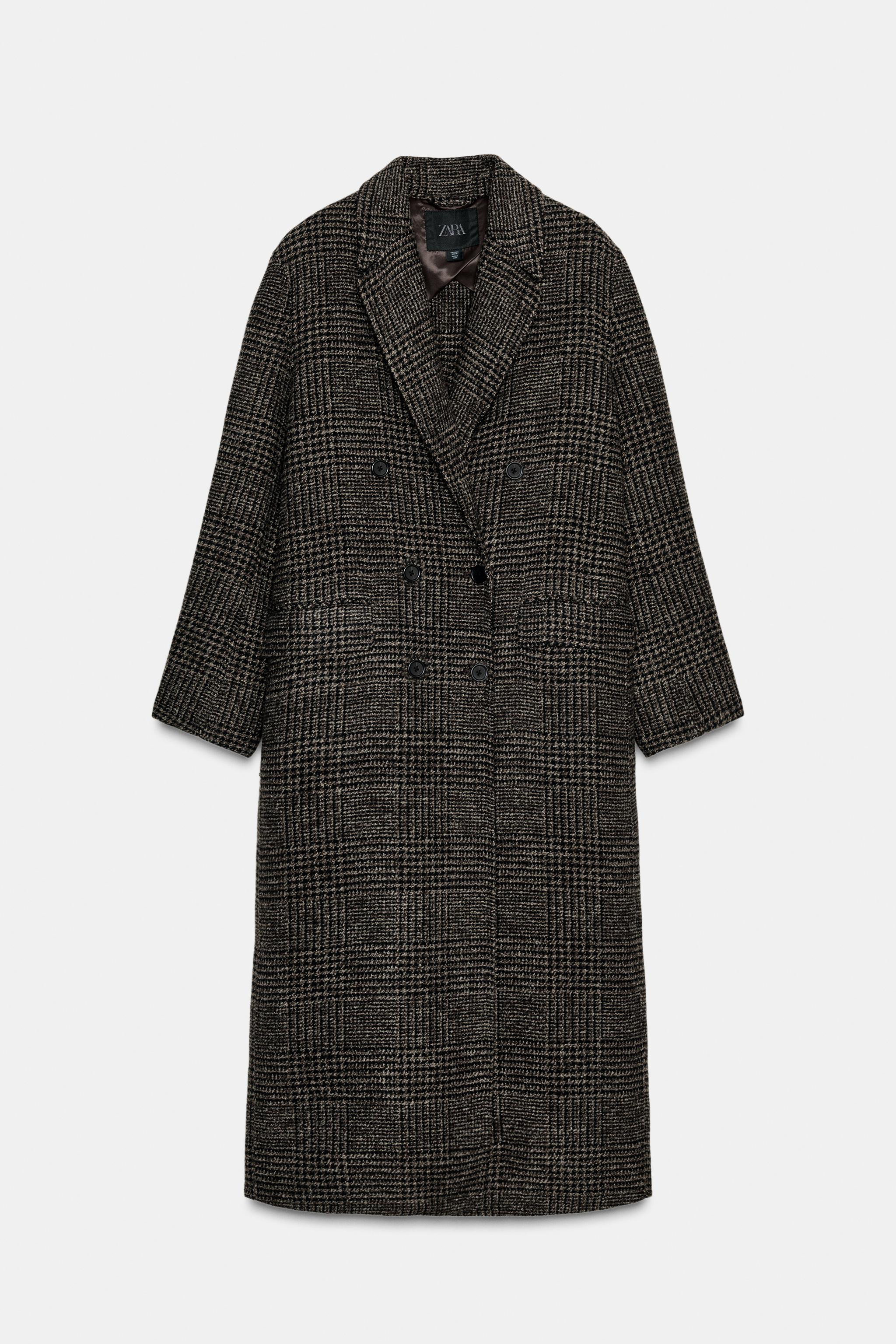 ZW COLLECTION CHECK COAT | Zara US