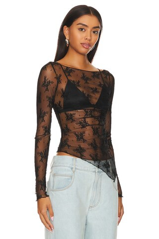 x Intimately FP Full Bloom Top In Black
                    
                    Free People | Revolve Clothing (Global)
