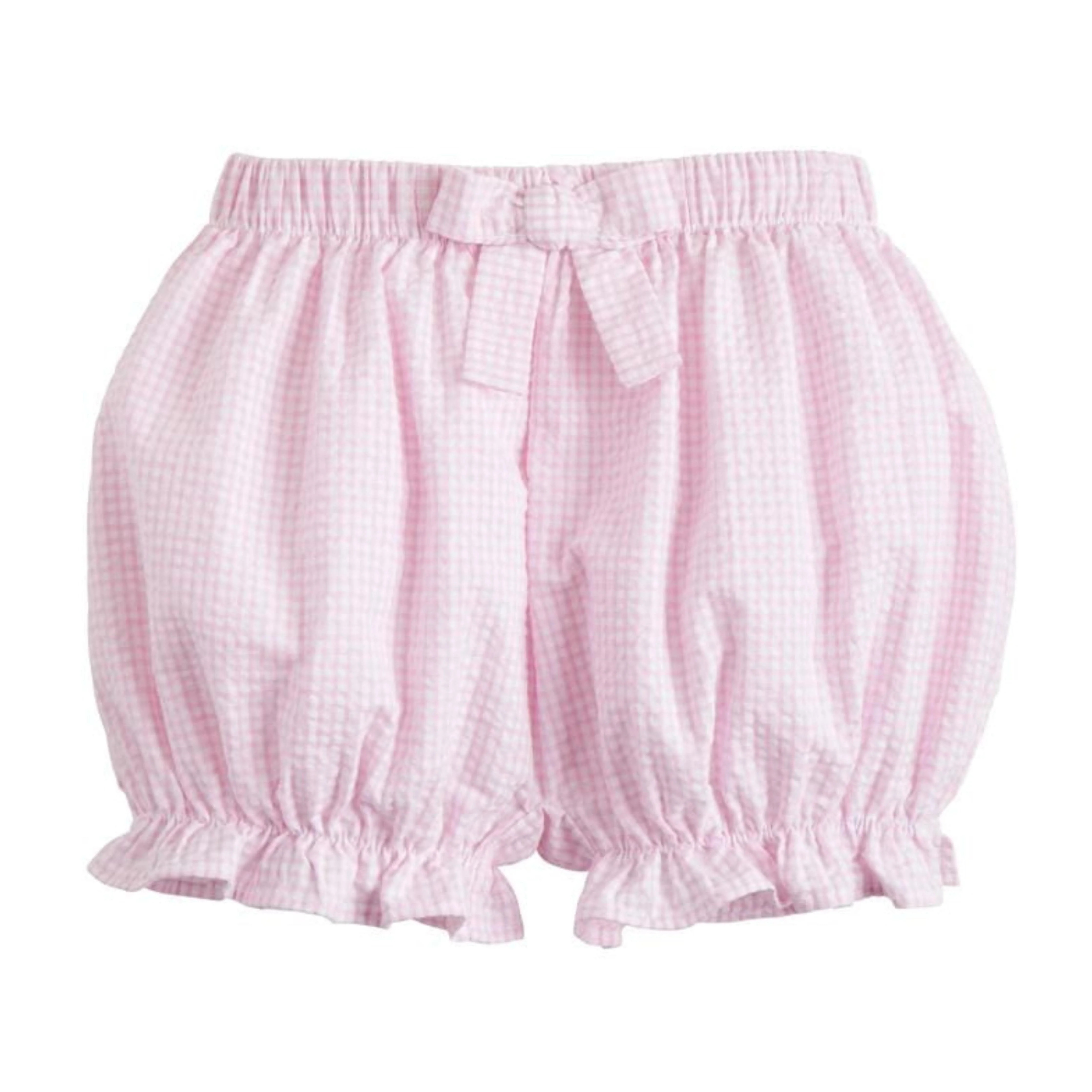 Little Girls Bloomers - Light Pink Gingham | Little English