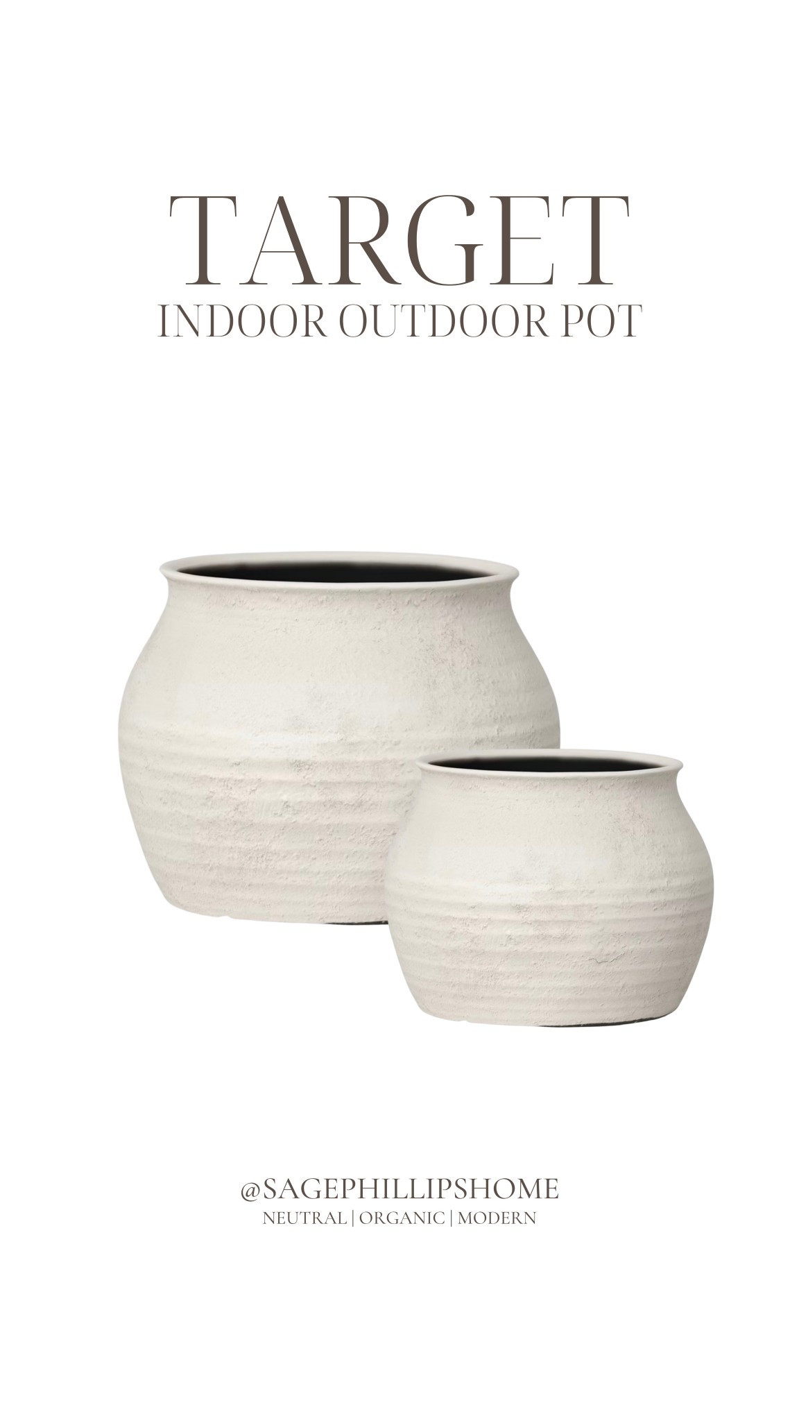 The texture. The soft chalky finish. The rounded shape.
It’s giving earthy, aged, collected like you found it at a little market somewhere coastal.

Spring outdoor style tip:
Use this as your anchor piece. Do one larger statement planter (like this) and layer two smaller terracotta or concrete pots beside it at staggered heights. It instantly makes your deck feel styled

#LTKsale #LTKstyletip #LTKhome