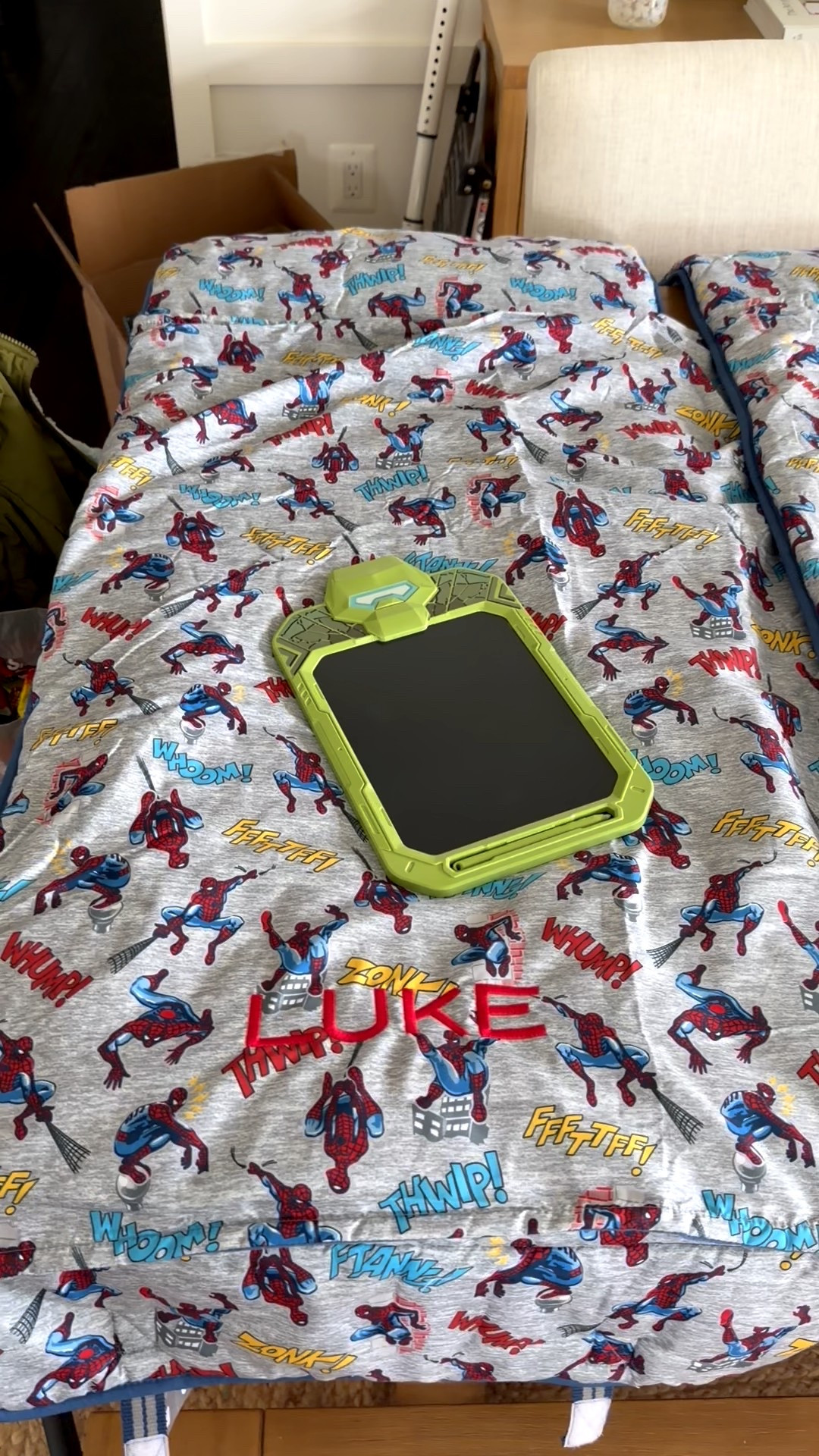 Toddler Boys Christmas gift idea!!

Sharing what I got for my 3 and 2 year old nephews!

My SIL had said they could use new nap mats so I got them each a new nap mat from pottery barn personalized with their name and a drawing tablets from Amazon ! 

Also got the personalized Santa bag from PB… (I got all the other nieces and nephews this before he was born so needed to get him one too)

Toddler Christmas 
Toddler Christmas gift ideas
Pottery barn Christmas 
Amazon Christmas 

#LTKGiftGuide #LTKSeasonal #LTKHoliday