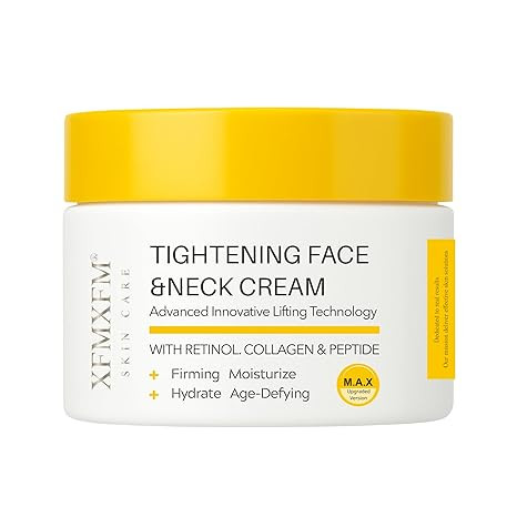 Neck Tightening Cream - 3.4 Fl Oz-Smoothing Cream for Fine Lines, Wrinkles - Loose and Crepey Ski... | Amazon (US)