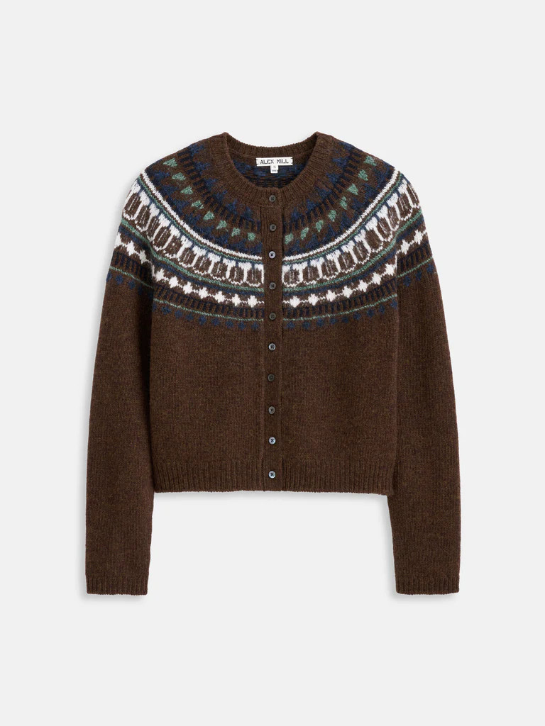 Charlotte Fairisle Sweater in Wool | Alex Mill