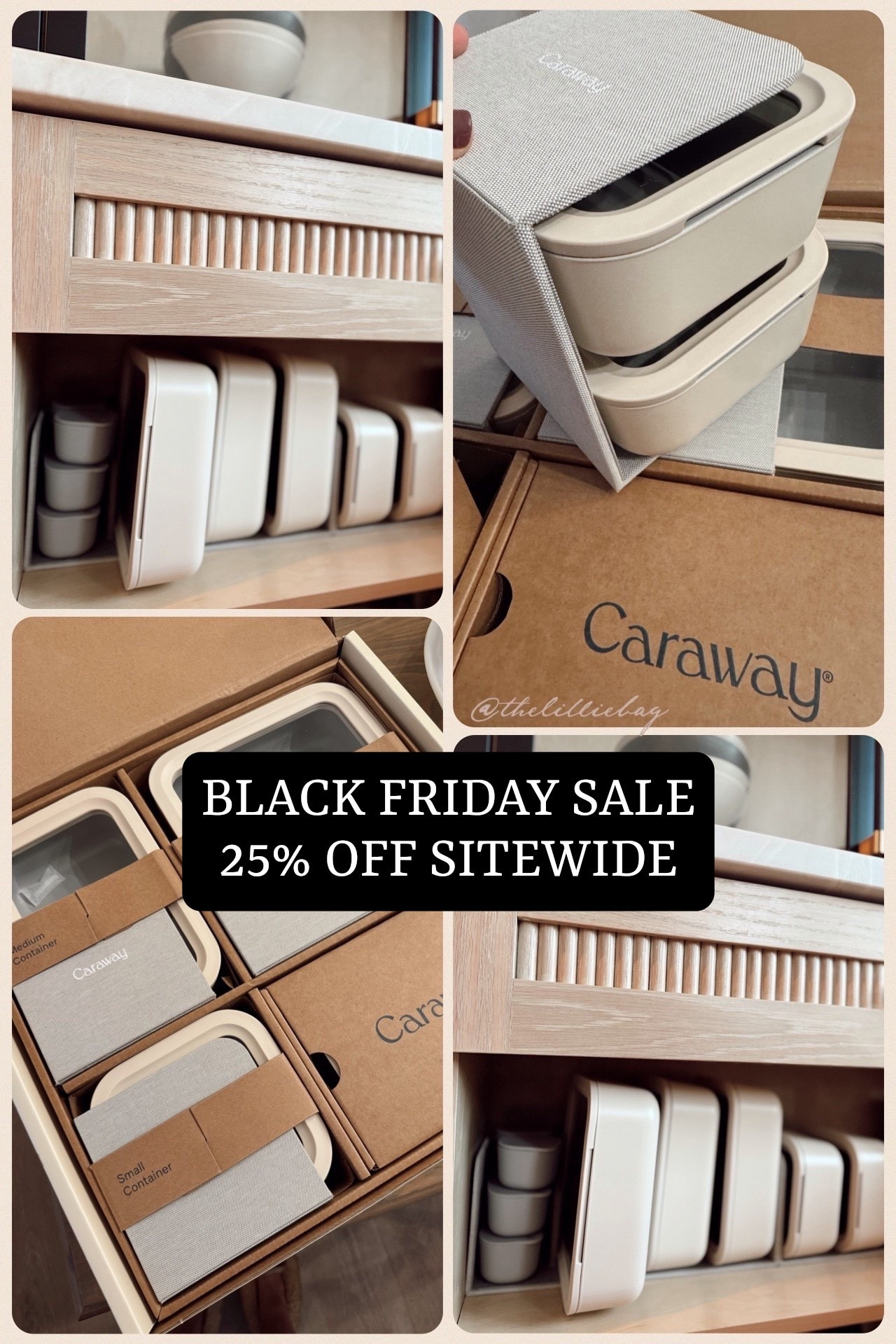 25% off site wide happening now for Black Friday! These are over $120 off. 
Add to wishlist! Been eyeing these and just love my pots and pans so much I want my whole kitchen in caraway! A great wishlist item IMO! 🎁🤍

Food storage. Gifts for her. Kitchen. Organization. Caraway. 

#LTKHome #LTKGiftGuide #LTKCyberWeek