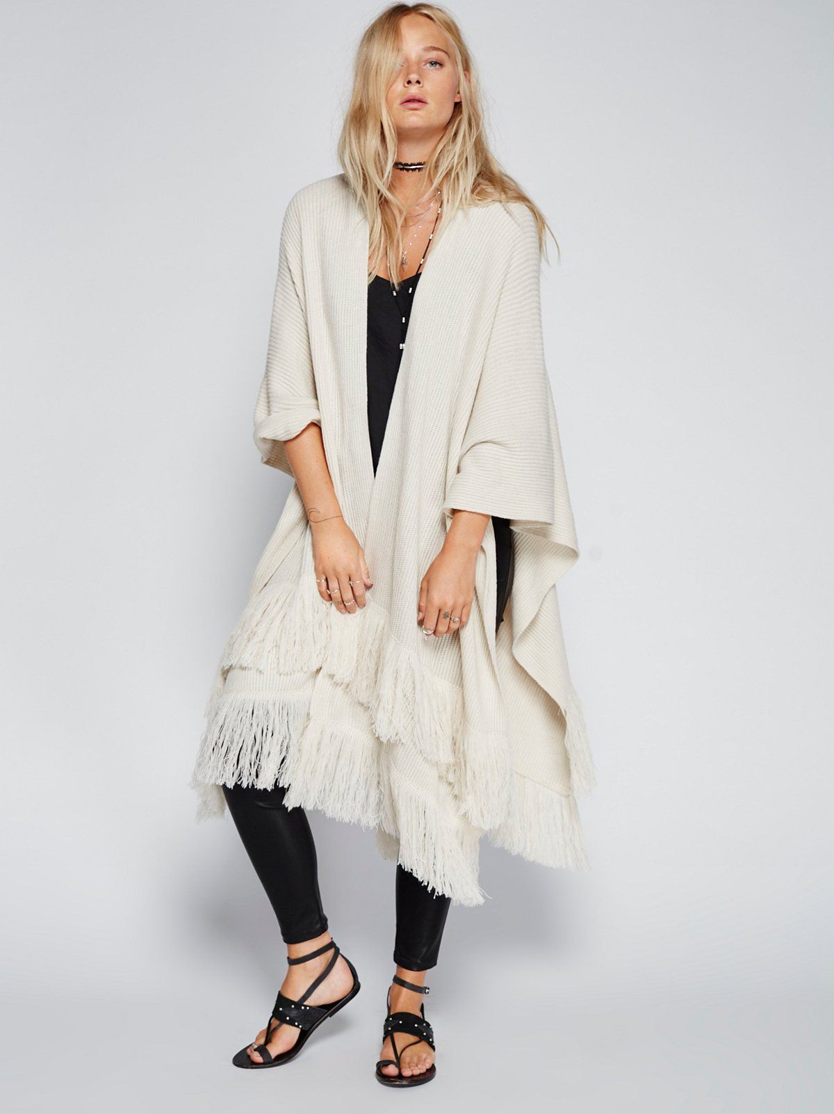 https://www.freepeople.com/shop/solstice-ribbed-fringe-kimono/ | Free People