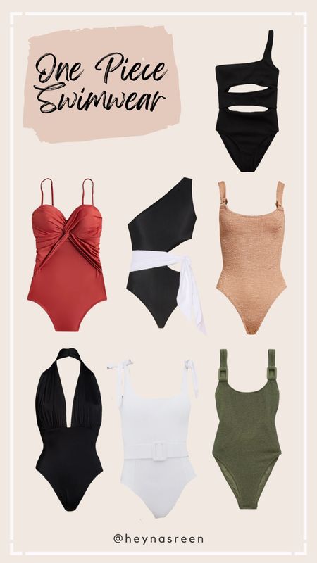 One piece swimwear ideas! Perfect for any spring break trip or preparing for summer ☀️

#LTKSeasonal #LTKtravel #LTKswim