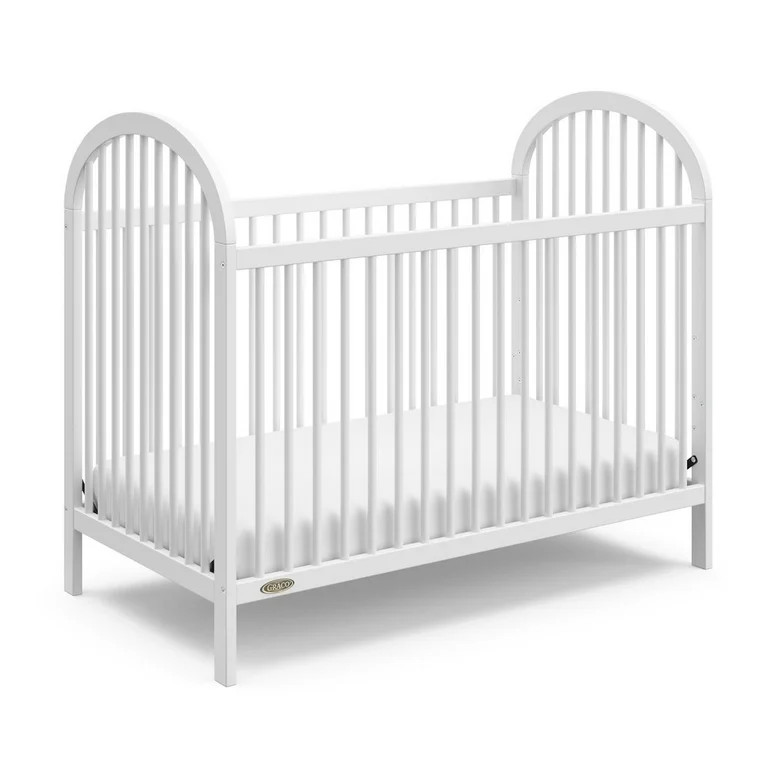 Graco Olivia 3-in-1 Convertible Baby Crib, White | Walmart (US)