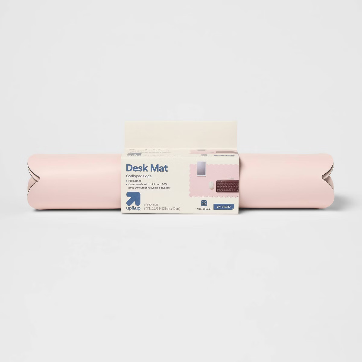 Portable Desk Mat Pink Scallop - up&up™ | Target