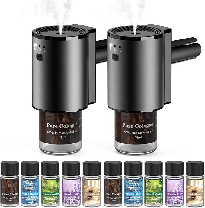 Car Air Freshener, Smart Car Air Freshener for Vent Clips, 1200 Sprays Per Charge, Car Fresheners... | Amazon (US)