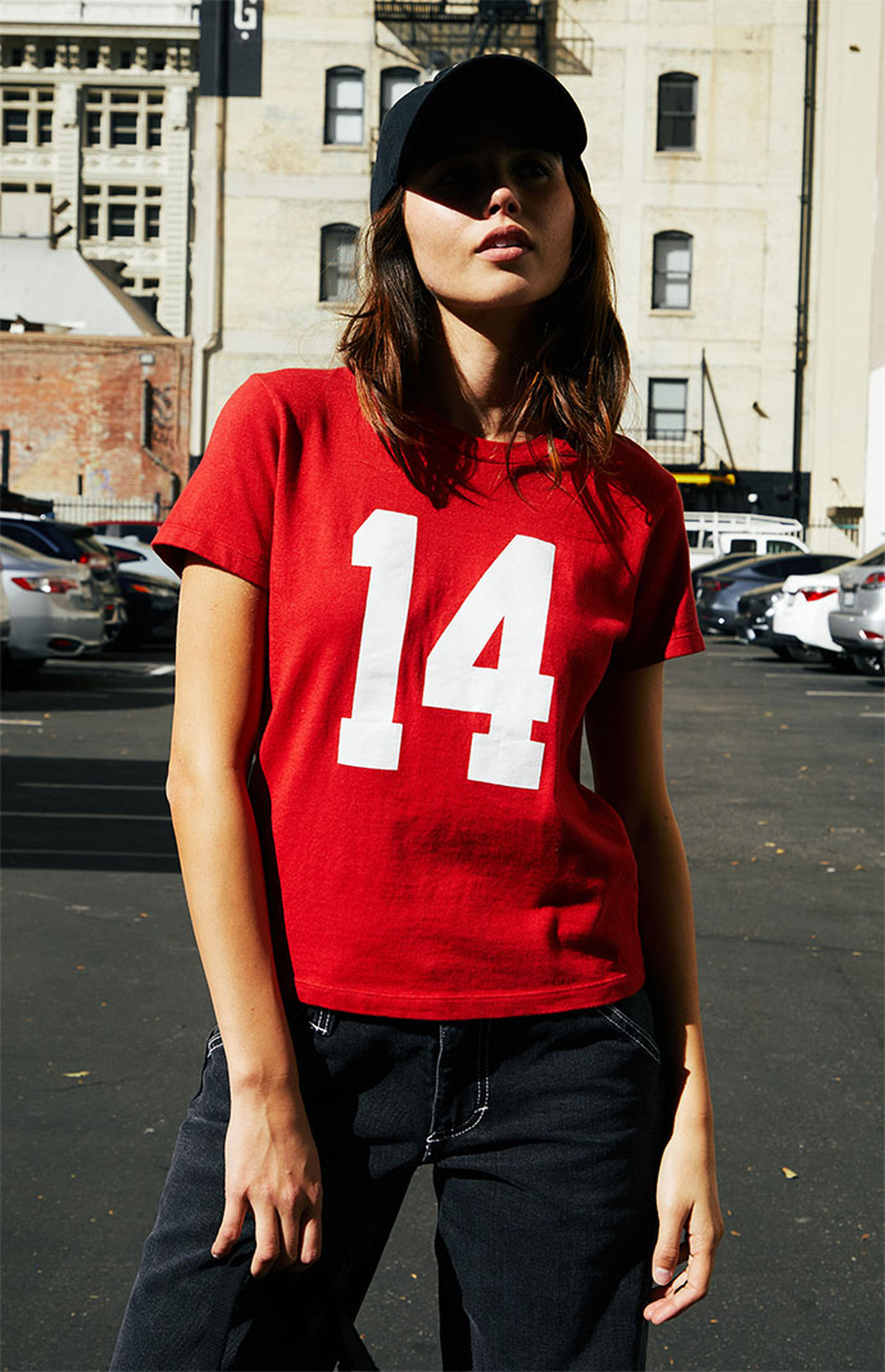John Galt Red 14 T-Shirt | PacSun