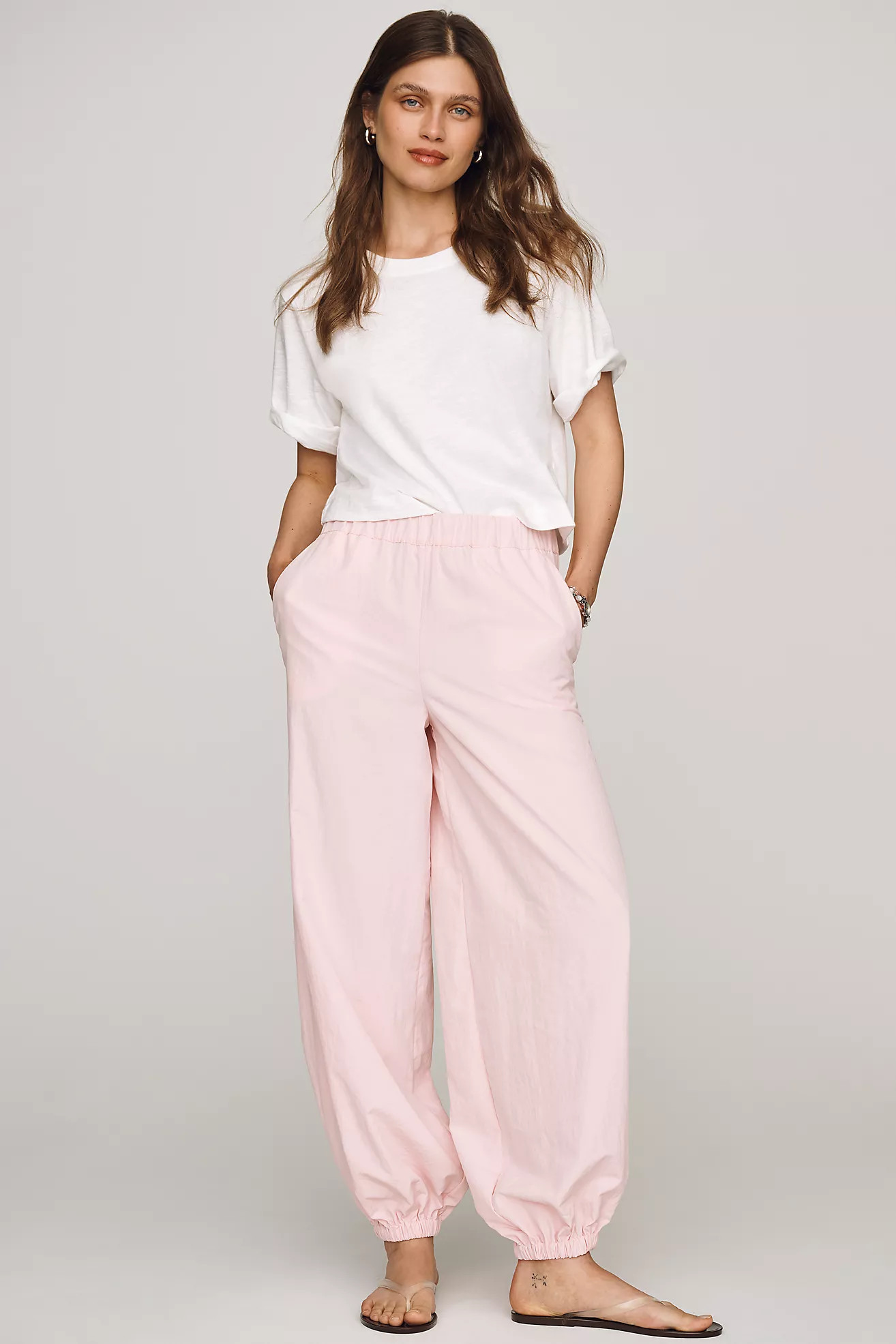 ALIGNE High Rise Pull On Balloon Leg Pants | Anthropologie (US)