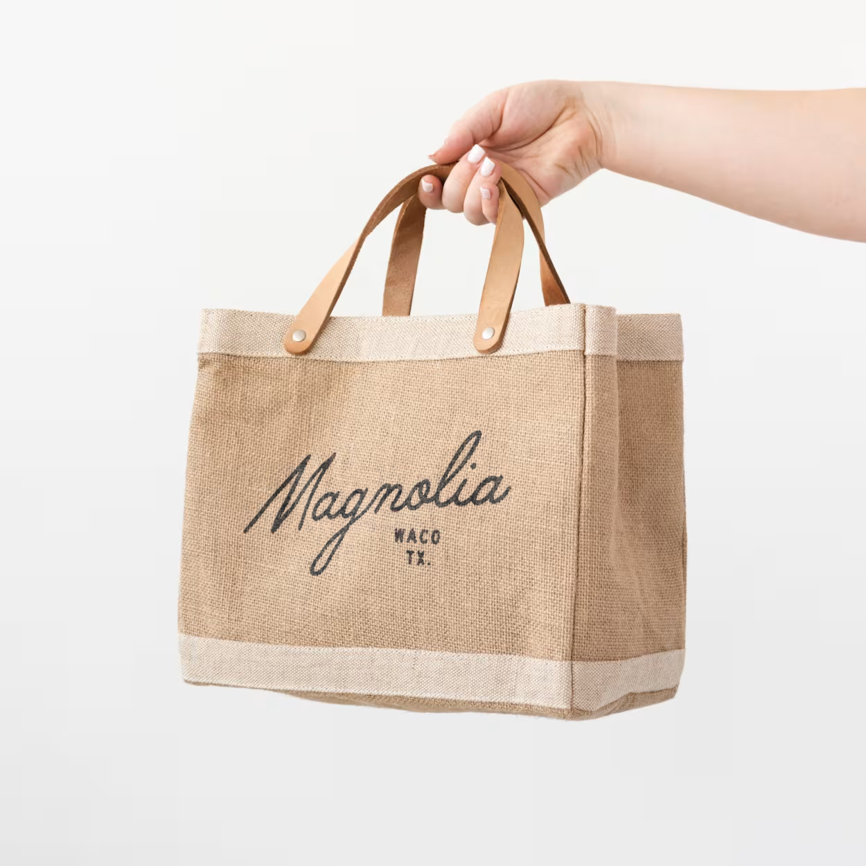 Magnolia Script Market Tote | Magnolia