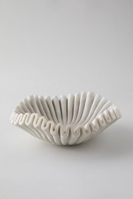 Ruffled Marble Bowl | Anthropologie (US)