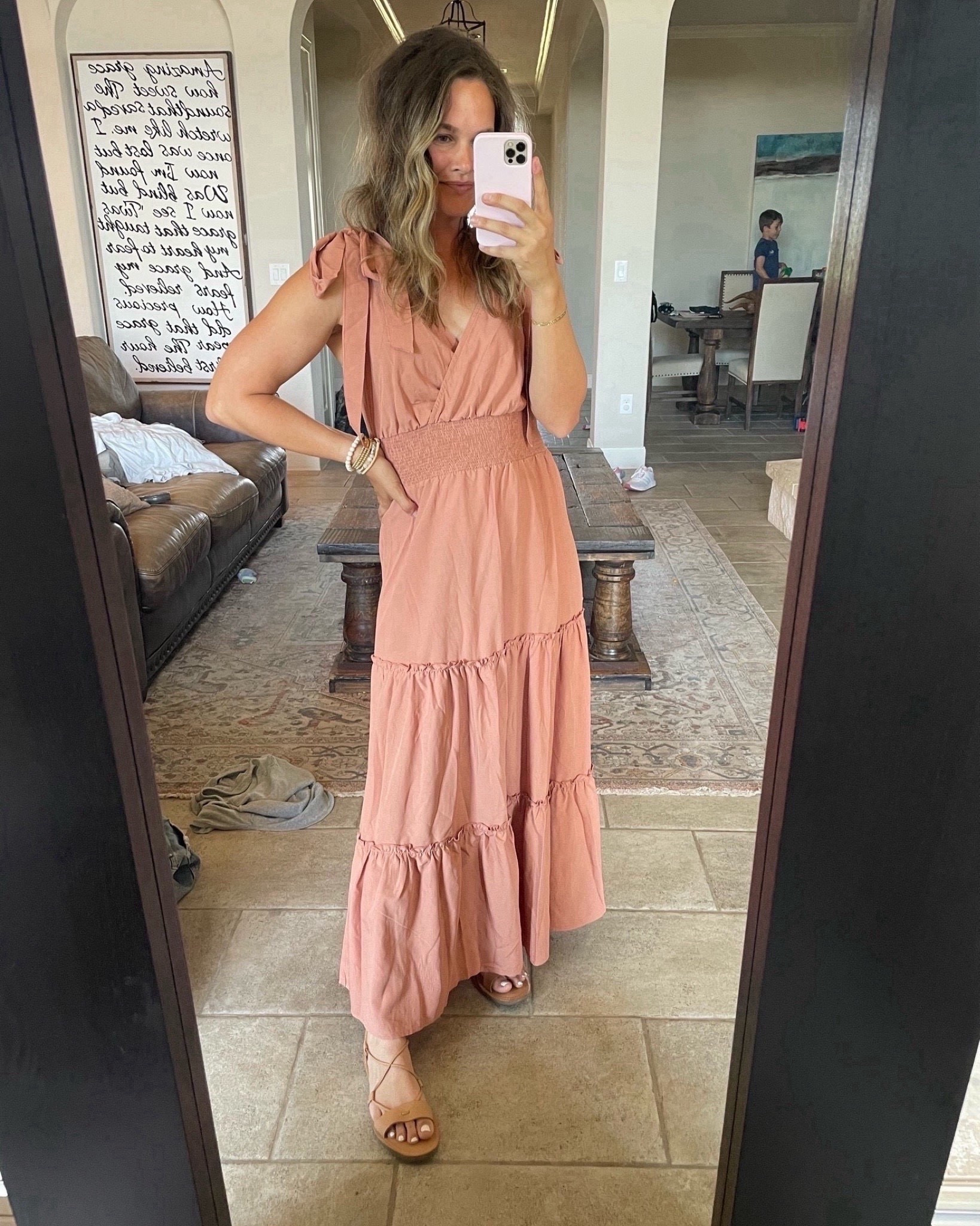 This Amazon dress is on sale right now and such an easy one for warm fall days. My exact sandals sold out, so I linked a similar pair!

Amazon dress, Amazon fashion, dress on sale, fall maxi dress, warm fall outfit, tiered maxi dress, casual fall dress, Amazon sale find, fall dress outfit, neutral sandals, affordable fall fashion, JulieFranks

#LTKootd #LTKgrwm #LTKmomlife