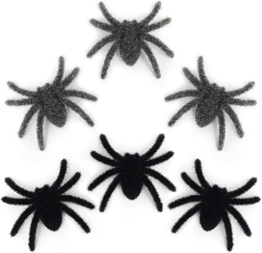 Halloween Spider Decoration Fake Spider Hairy Plastic Spider for Halloween Carnival Decorations S... | Amazon (US)