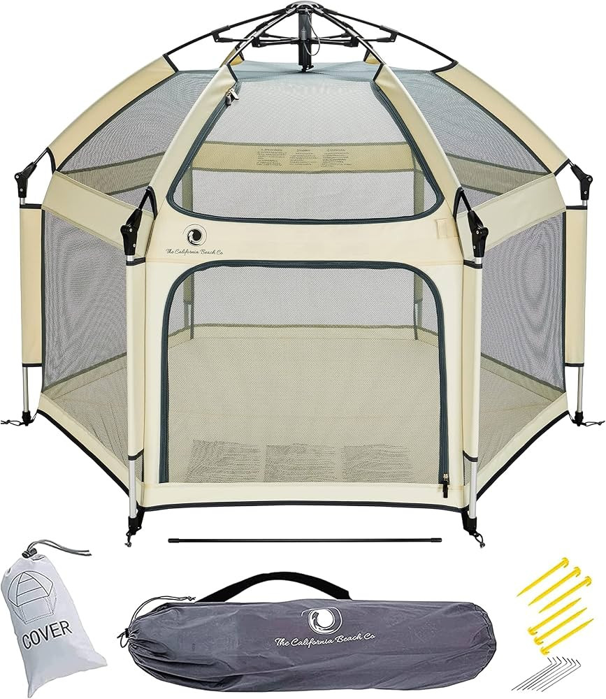 POP 'N GO Baby Playpen - Indoor & Outdoor Playpen for Babies and Toddlers - Baby Beach Tent, Fold... | Amazon (US)