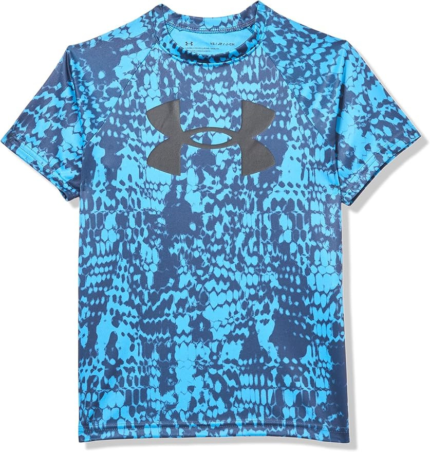 Under Armour Kids Tech Big Logo Short Sleeve (Big Kid) | Amazon (US)