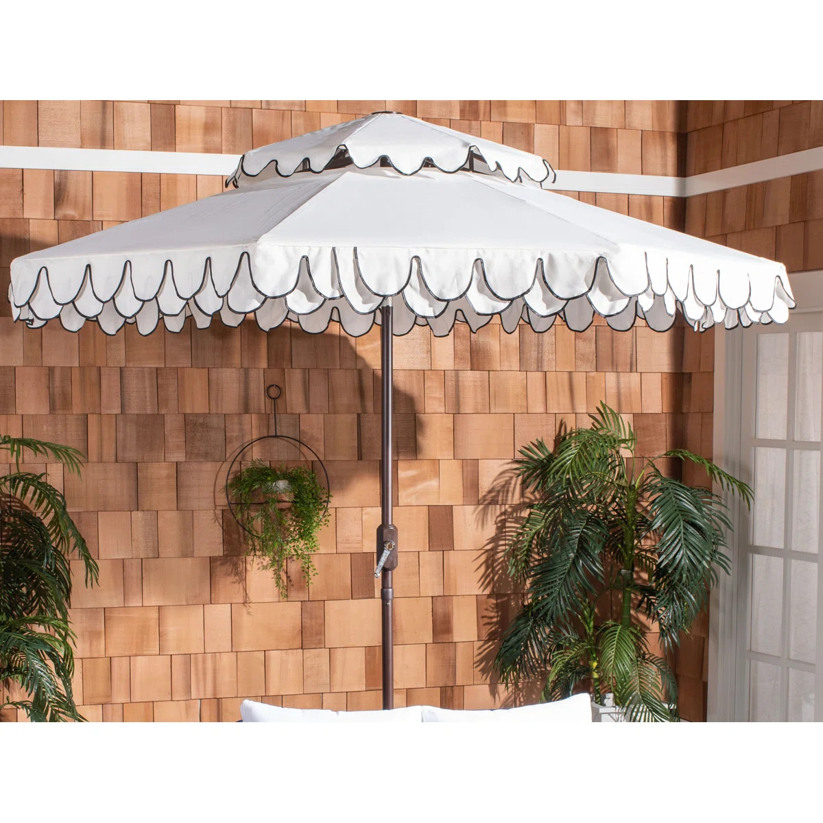 Lark Manor™ Amirreza 8.4' Double Top Outdoor Umbrella & Reviews | Wayfair | Wayfair North America