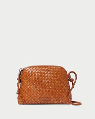 Mallory Timber Woven Leather Crossbody | Loeffler Randall