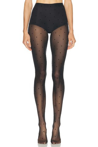 Balenciaga Loose Stocking in Black - Black. Size M (also in L, S). | FWRD 