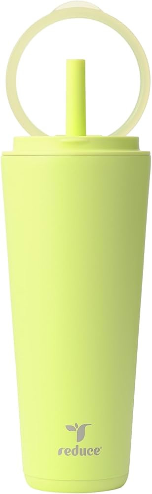 REDUCE Halo 32 oz Stainless Steel Vacuum Insulated Tumbler - Spill Proof Travel Mug with Flip Han... | Amazon (US)