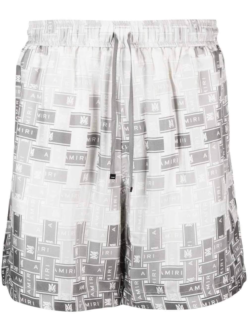 AMIRI Short En Soie à Logo Imprimé - Farfetch | Farfetch Global