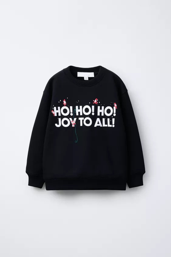 SANTA CLAUS PRINT SWEATSHIRT | Zara US