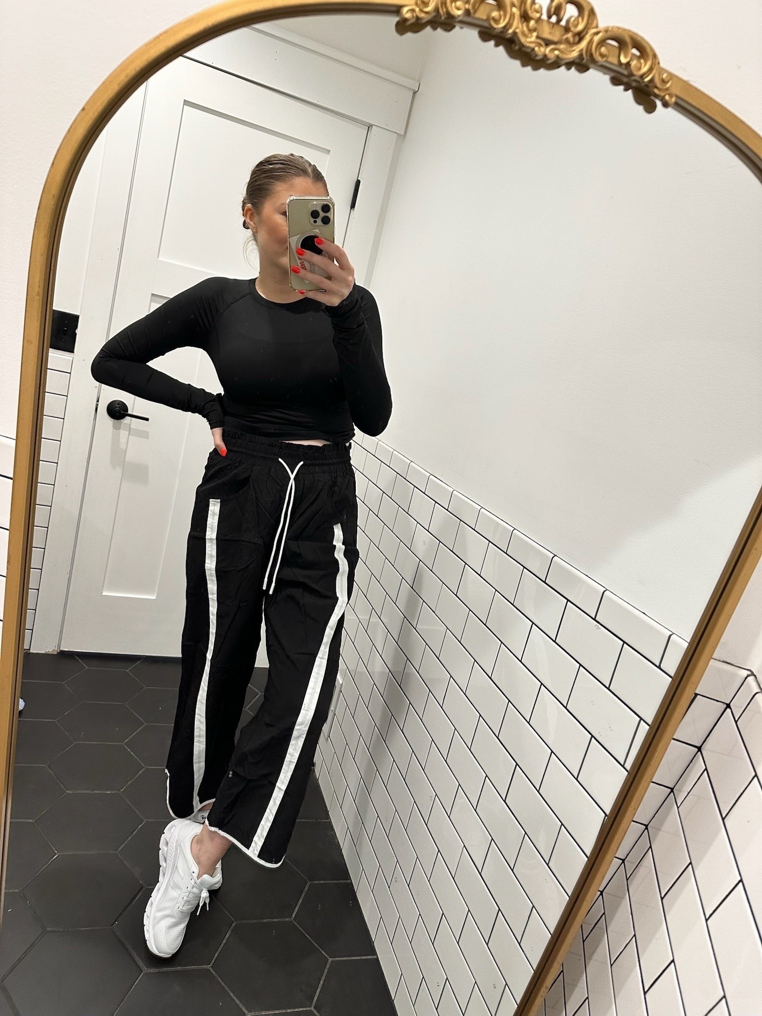 Can't go wrong with a monochrome outfit that always looks put together ✨ these fp dupe pants are an instant fav!

Elevated style, daytime look, mom style, go to look, thesavannahk

#LTKmomlife #LTKActive #LTKootd