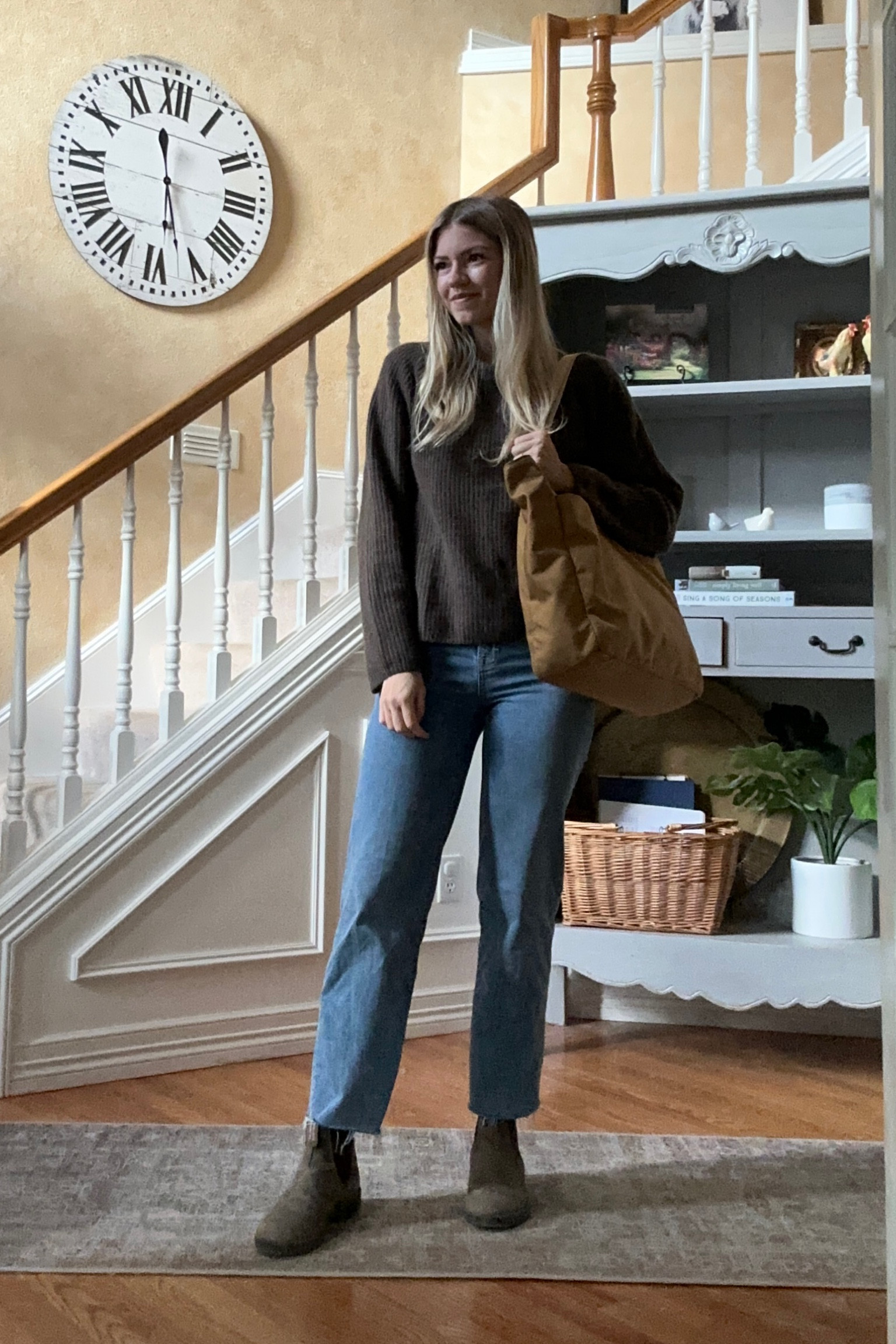 Nature study club mom outfit for fall!