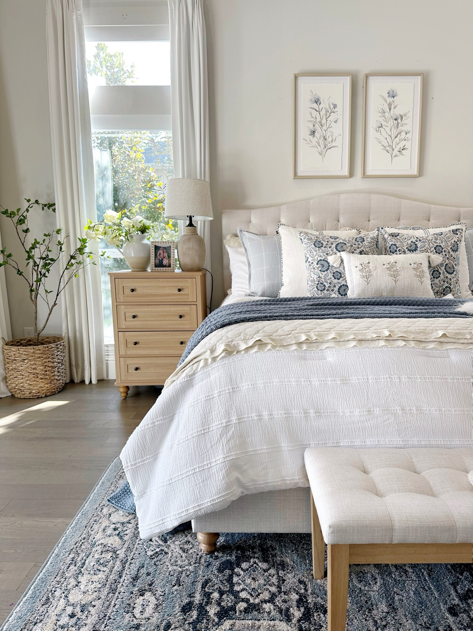 Spring bedroom decor from Walmart.
Wall art launches on Friday! 

#LTKhome #LTKSeasonal