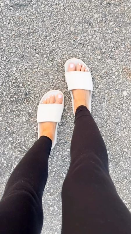These are my Lululemon slides. They're literally like walking on clouds. They feel so good. They are perfect summer and pool sandal.

#LTKover40 #LTKsalealert #LTKfindsunder100