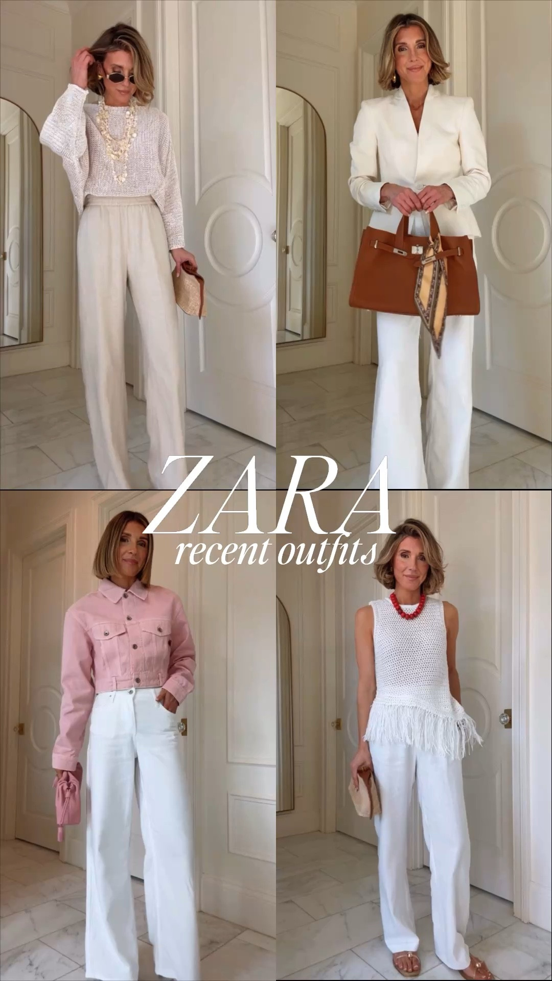 New spring summer outfits from @Zara 

I'm wearing size xs/2 in bottoms and small in tops 