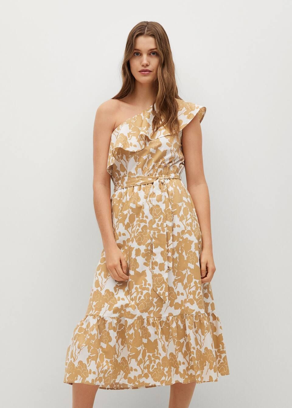 Printed cotton dress | MANGO (US)