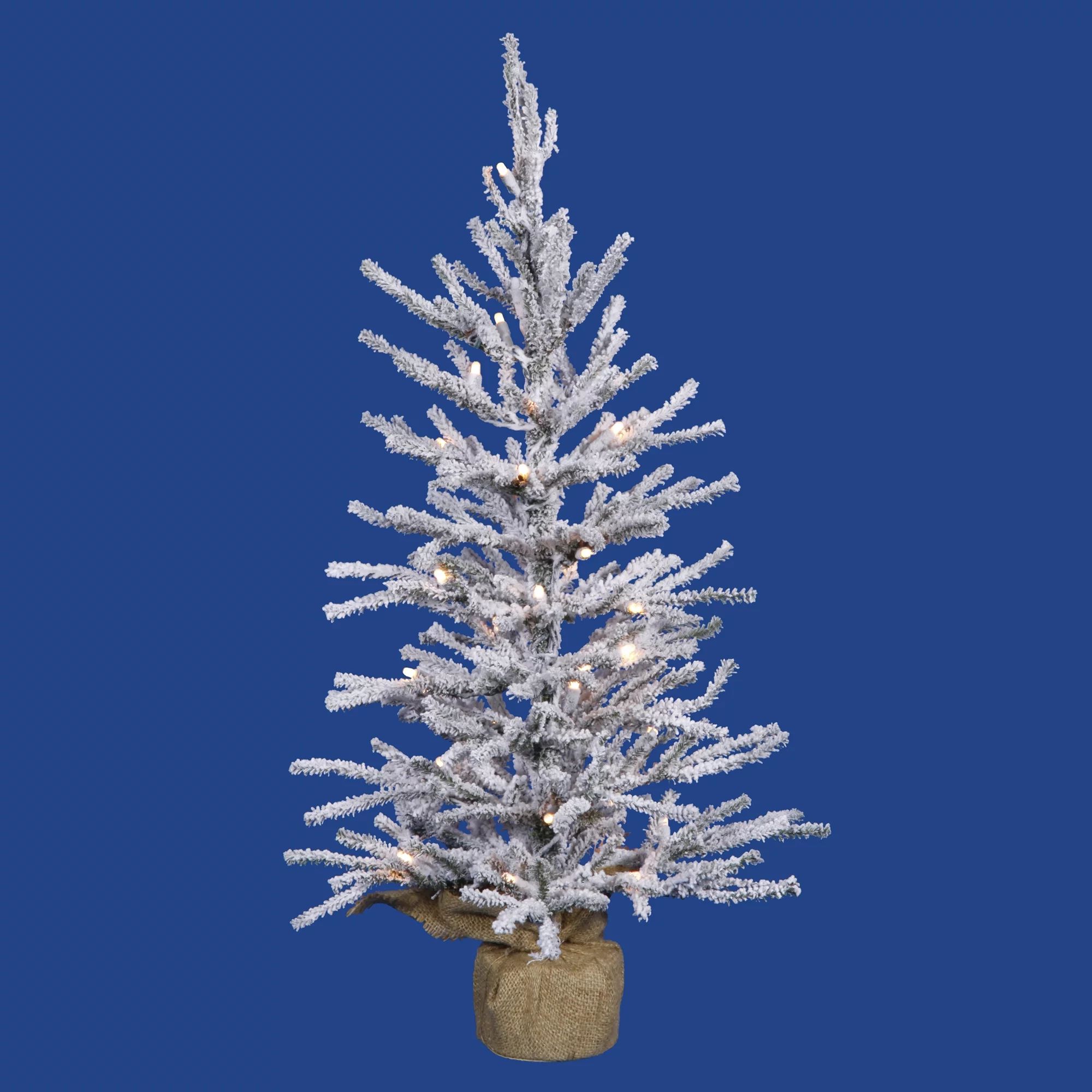 Vickerman 36" Frosted Angel Pine Artificial Christmas Tree with 50 Warm White LED Lights - Walmar... | Walmart (US)