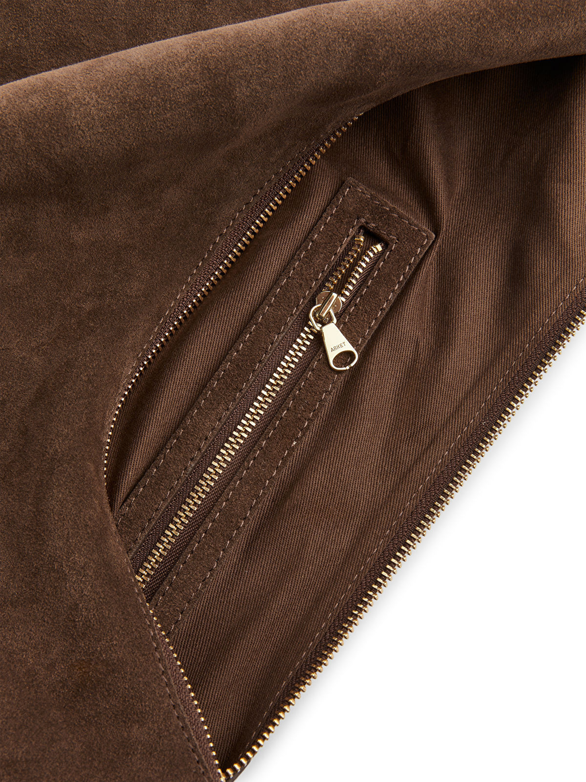 Curved Suede Bag | ARKET (EU)