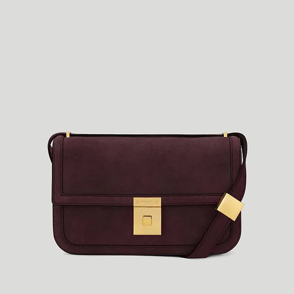The Paris Crossbody | Burgundy Suede | DeMellier | DeMellier