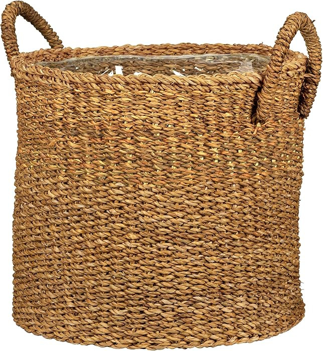 Scheurich Seagrass 33, Basket Planter/Basket Planter/Basket Pot with Seagrass Handles, Colour: Gr... | Amazon (US)