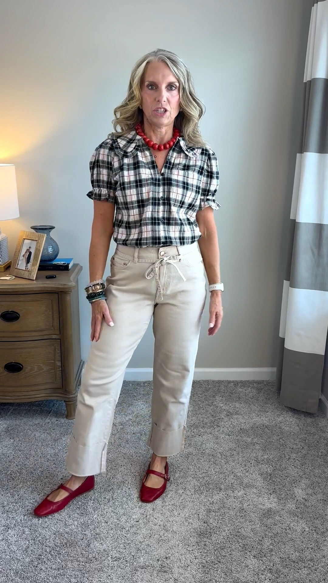 Seriously, how cute is this?! Wear these pieces mixed with other styles you already have for easy fall styling. Wearing XS top and 4 jeans. they’re a good mid-rise.

#LTKdayinmylife #LTKgrwm #LTKootd