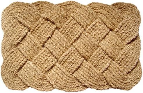 Entryways Knot-Ical , Hand-Stenciled, All-Natural Coconut Fiber Coir Doormat 24" X 36" x .75" | Amazon (US)