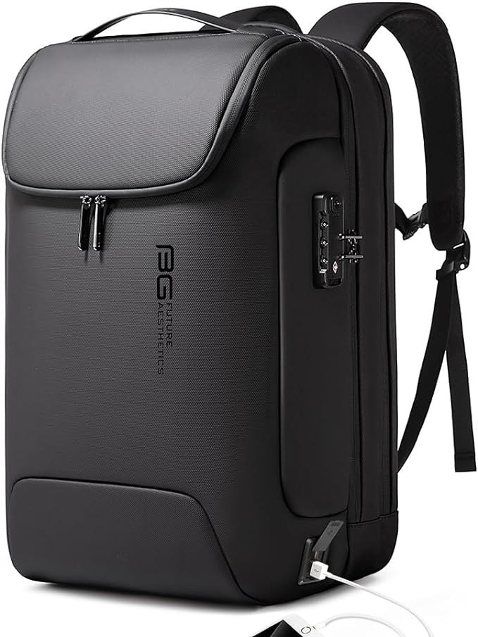 BANGE Men's Anti-Theft Backpack,Waterproof Fashion Travel Backpacks,High Tech Backpack with USB3.... | Amazon (US)