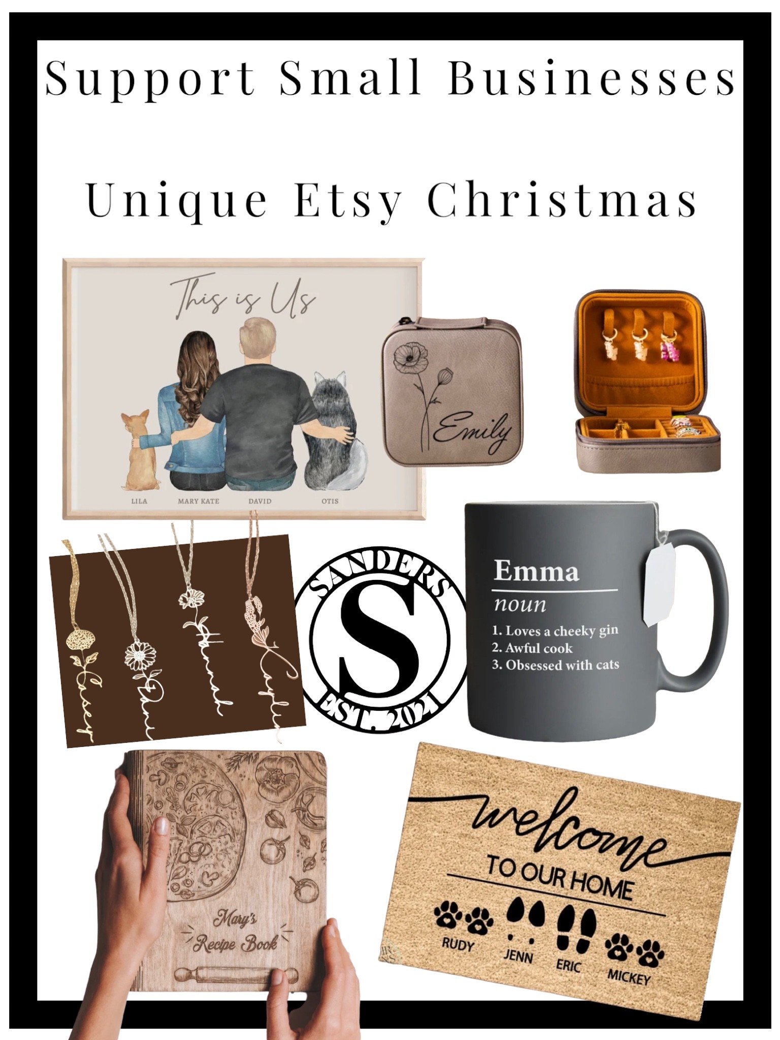 Support small businesses this Christmas and get your friends and family the best custom gifts! 🤍 Etsy sellers make the best gifts

#LTKsalealert #LTKunder100 #LTKHoliday