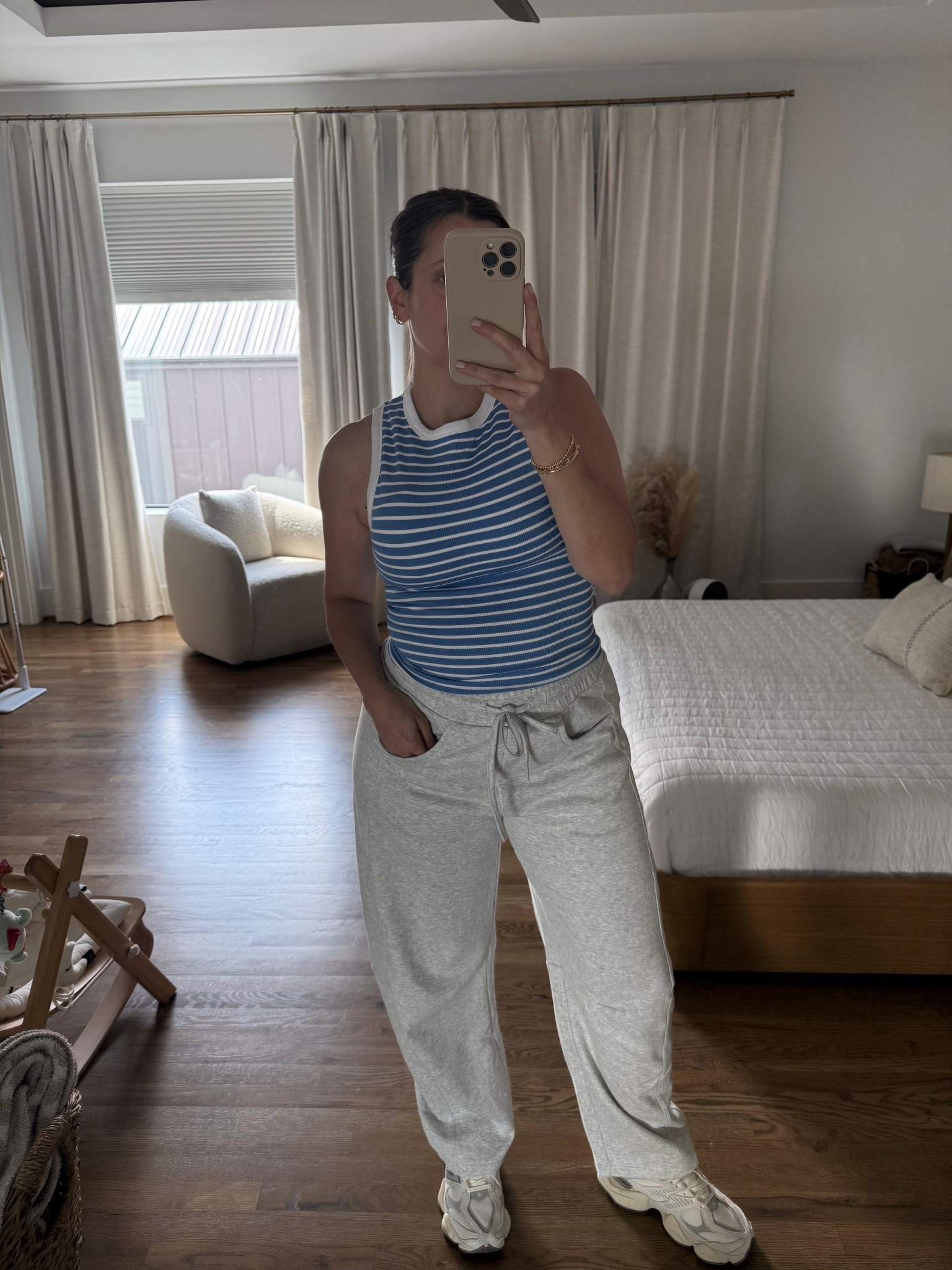 Padded ribbed top from Target! It’s great for workouts and just lounging or running errands! Barrel sweatpants are from Amazon (they run a bit big) I sized down to a smalll

#LTKmomlife #LTKSaleAlert #LTKootd