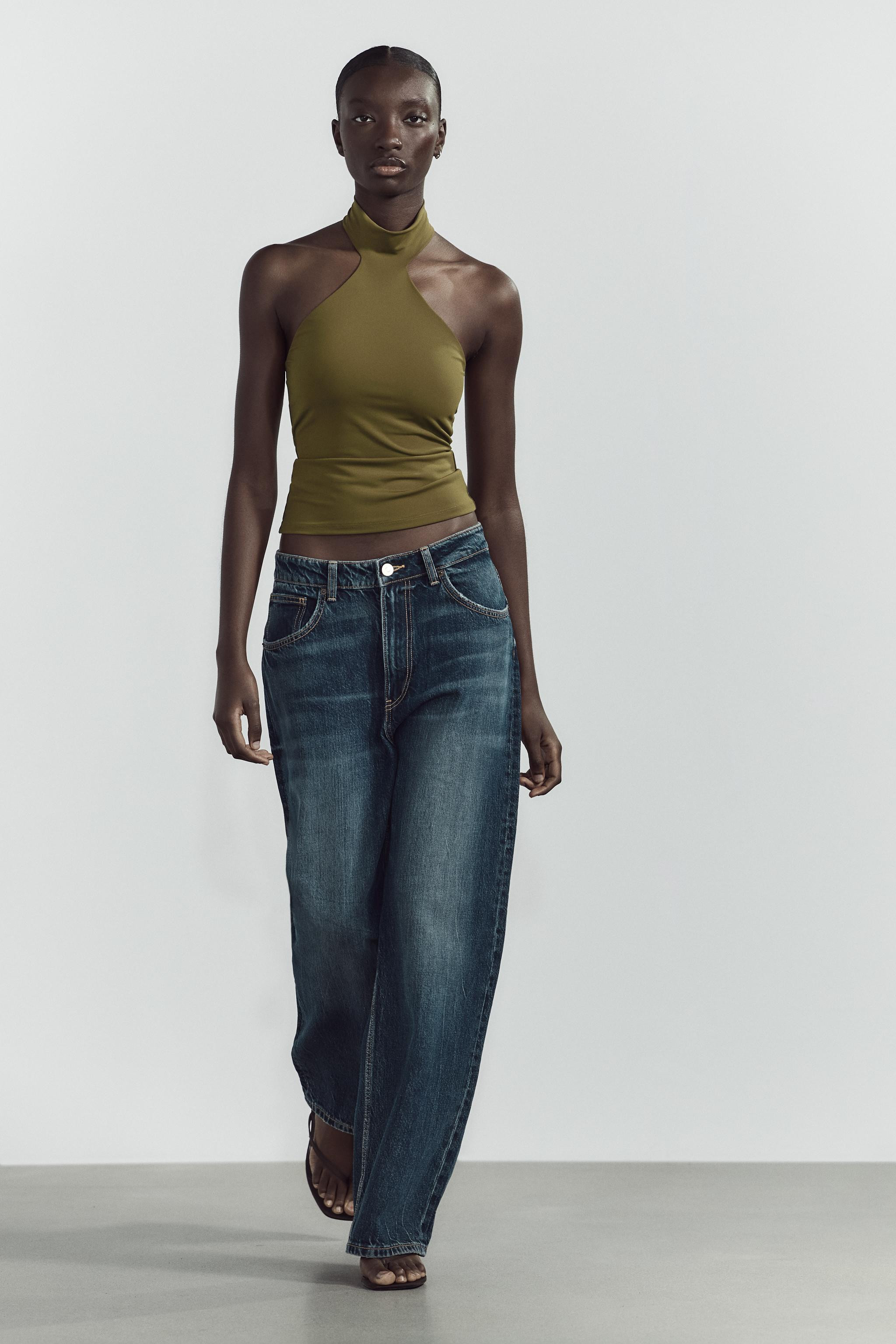 POLYAMIDE HALTER TOP | Zara US