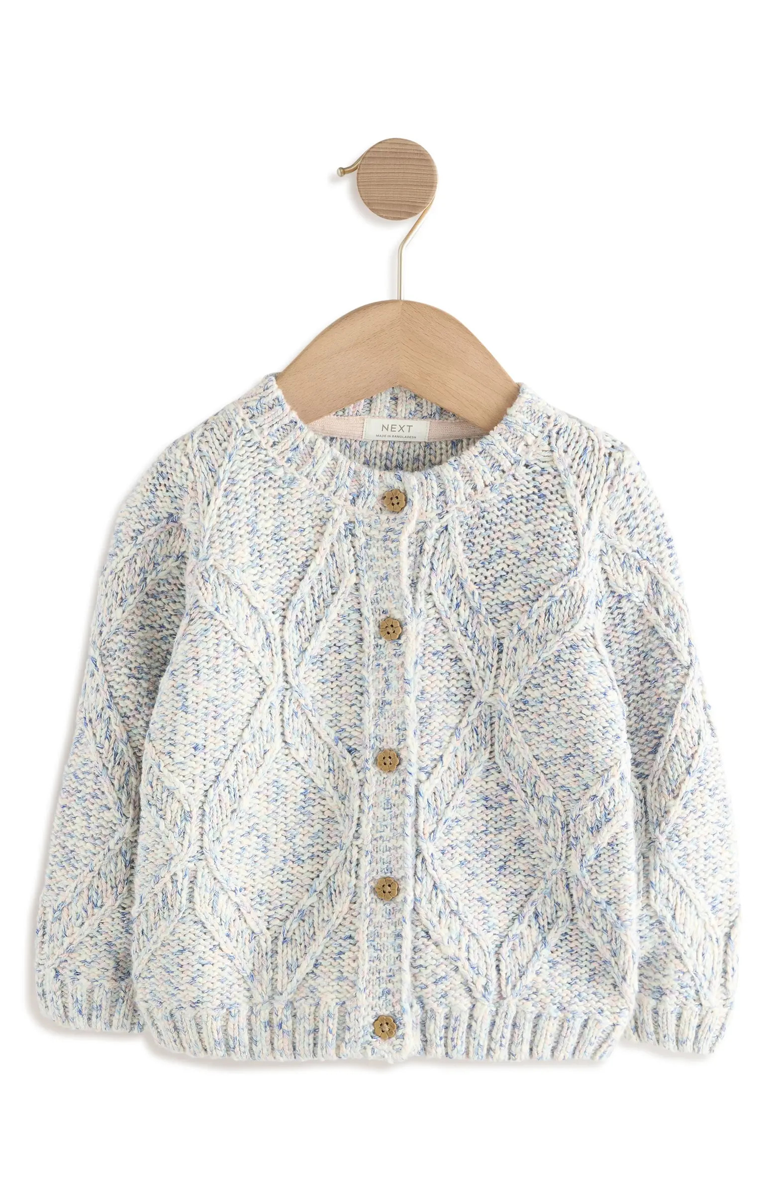 Kids' Diamond Chunky Knit Cardigan | Nordstrom