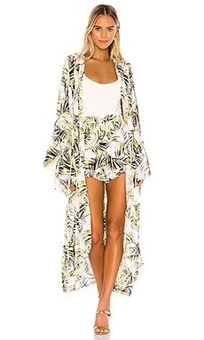 MISA Los Angeles Mirjam Cover Up in Modern Palm from Revolve.com | Revolve Clothing (Global)