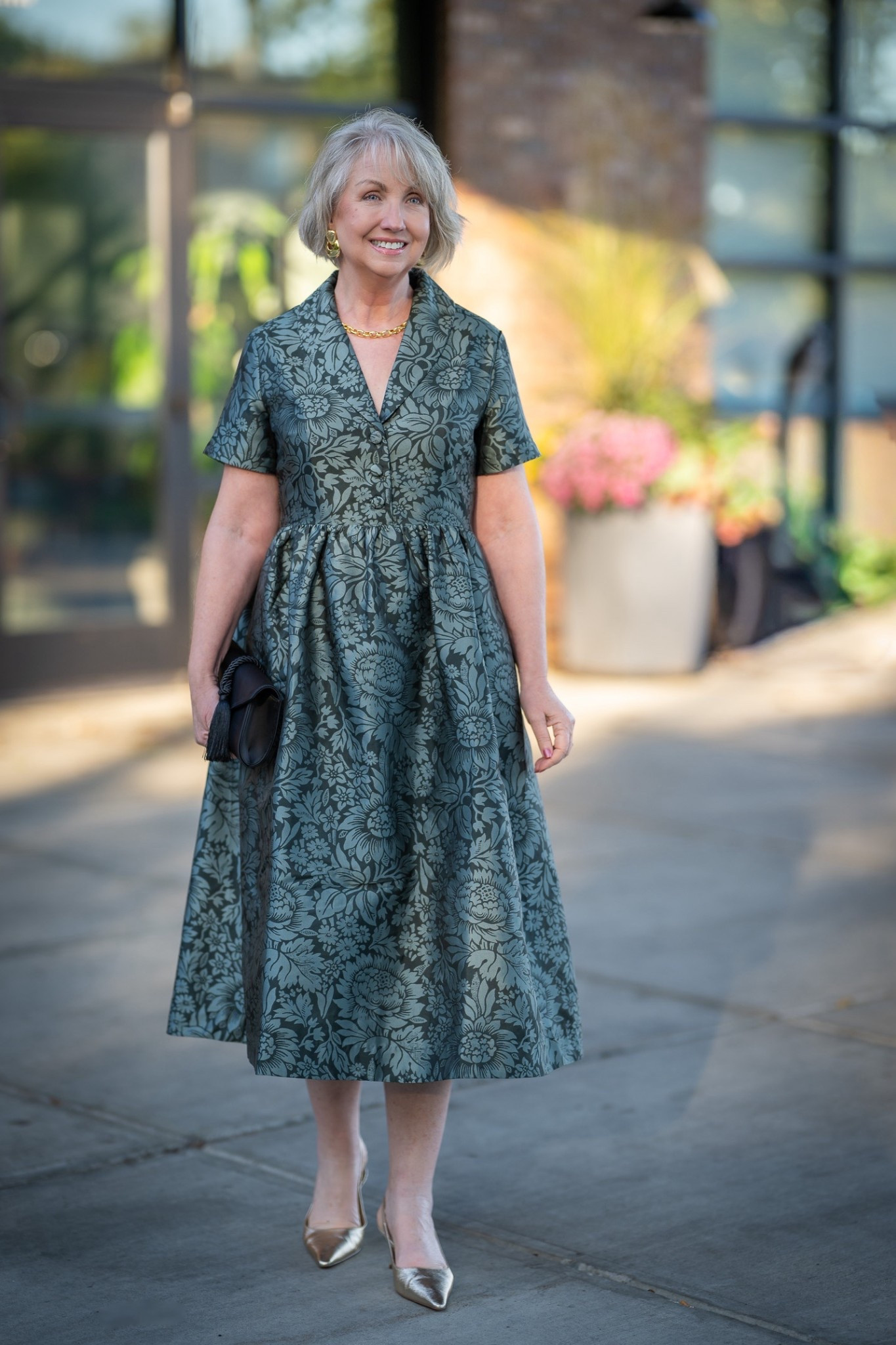 Don’t wait for the invitation! NOW is the time to buy that stunning dress (or two!) to wear for holiday special occasions. And you’ll find the best selection of truly gorgeous and unique dresses @tuckernuck #tuckernuckpartner This beautiful emerald jacquard Adelaide dress is exquisite for a dinner party, cocktails, concert or winter wedding. But I would also wear it to church, a ladies luncheon or bridal brunch. It fits true to size and is available in sizes XXS to XXXL. The dress features an invisible side zip for easy off and on. It’s also available in a shorter style that I’ve linked here, too. Don’t forget to add jewelry to complete your look. I’ve worn the gold Rae earrings and chunky chain link necklace. The black Satin Gabrielle Clutch comes in several nice colors. I’ve gathered these and several other chic options from Tuckernuck for your holiday festive occasions. 

#LTKMidsize #LTKOver40 #LTKHoliday