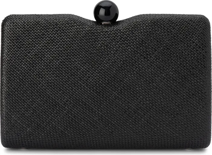 Cece Straw Woven Box Clutch | Nordstrom
