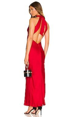 Bardot Amalfi Maxi Slip Dress in Fire Red from Revolve.com | Revolve Clothing (Global)
