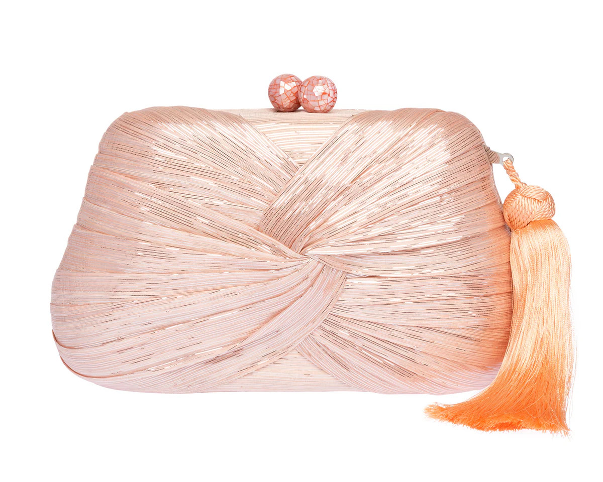 Rosie Clutch in Peach | Over The Moon