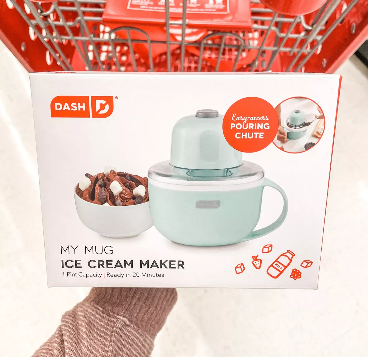 Dash My Mug Ice Cream Maker, 1 PINT, Ready In 20 Minutes!